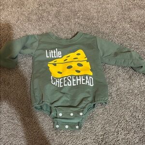 Little Cheesehead infant One Piece - Green Bay packers
